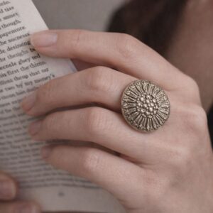 טבעת כפתור בעיצוב תעשייתי R 3450