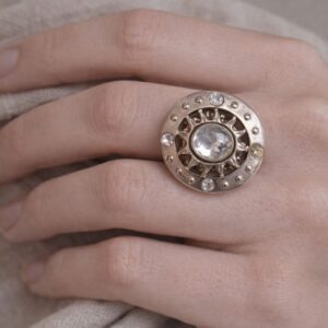 טבעת כפתור בעיצוב תעשייתי R 2937